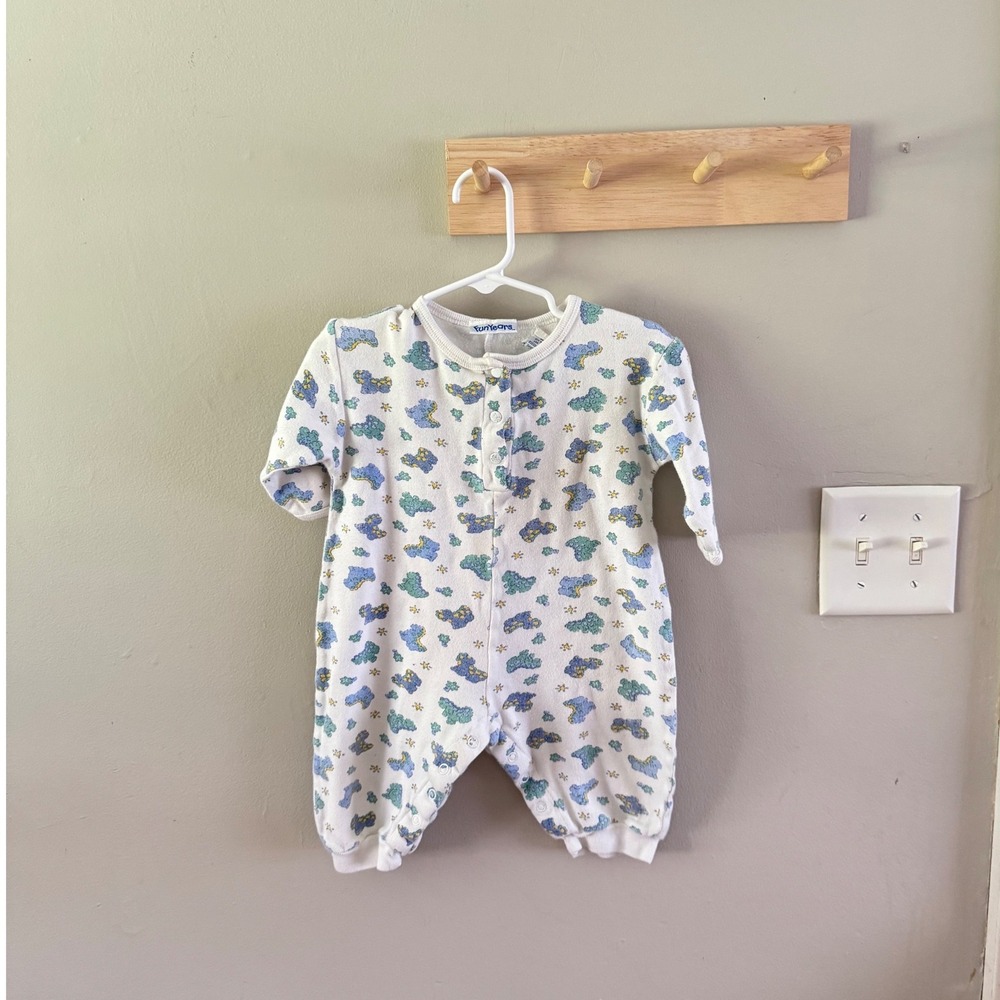 VTG. 12M dinosaur romper